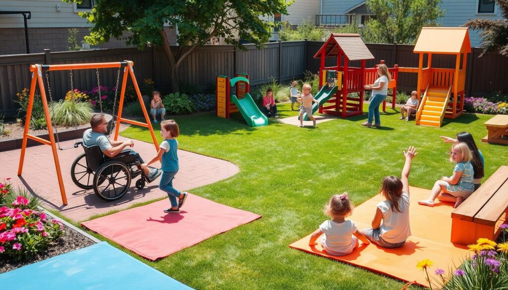 backyard play area design