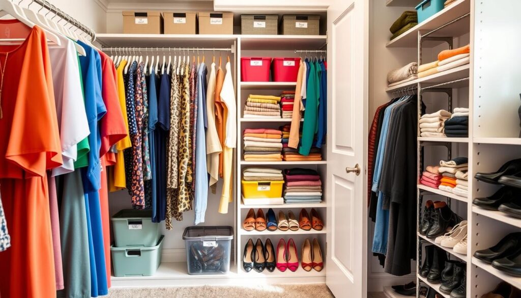 closet organization tips