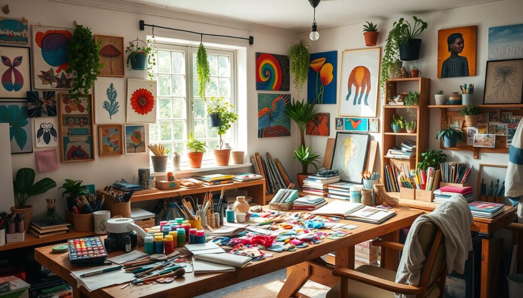 crafting workspace