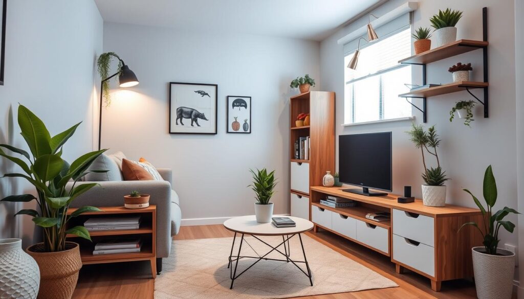 creative storage solutions for small living rooms