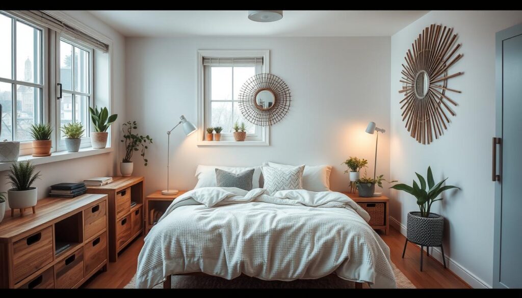 decorating a small bedroom on a budget