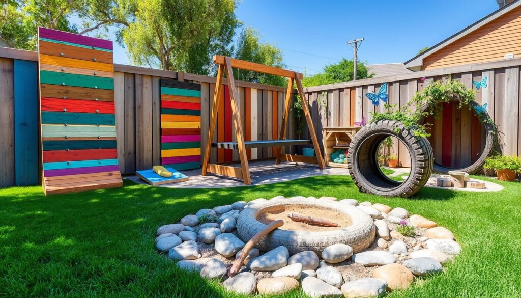 diy backyard play area