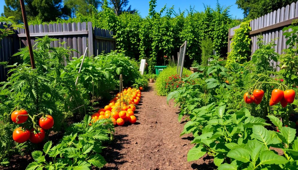 growing vegetables at home