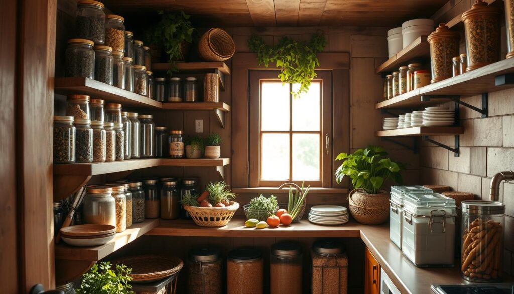 homemade pantry storage