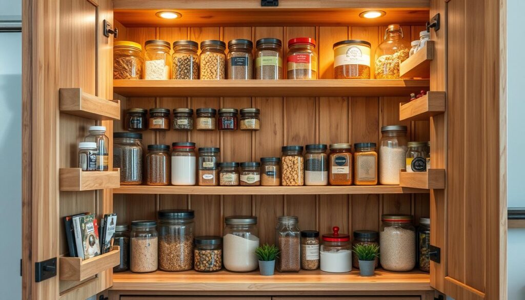 homemade pantry storage