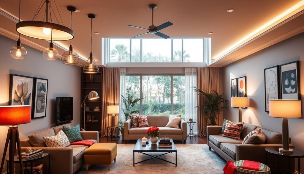living room lighting