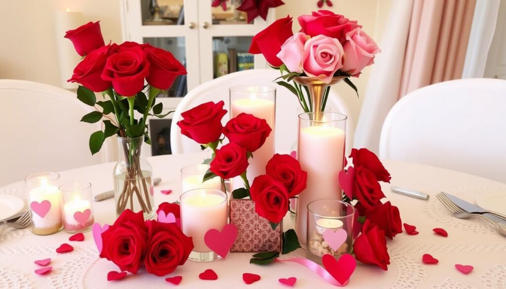 diy valentine’s day centerpieces