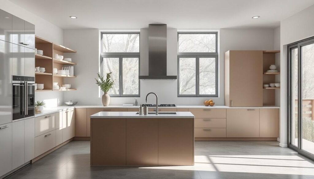 minimalist kitchen organization