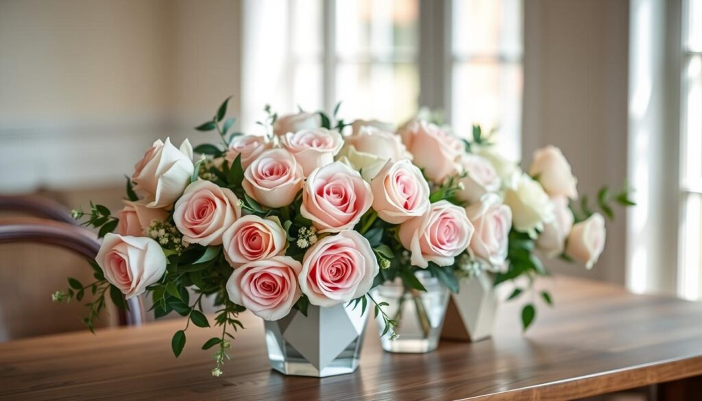 romantic flower arrangements