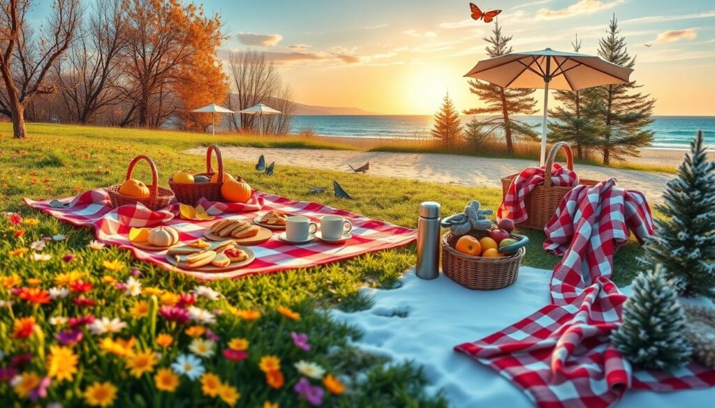 seasonal picnics