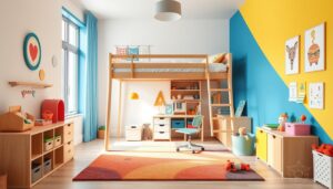 small modern kid room