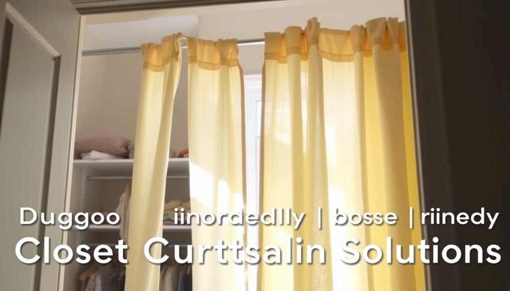 affordable closet curtain solutions