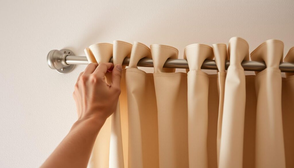 closet curtain installation tips