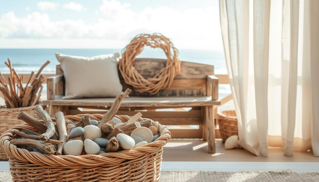 coastal decor natural materials