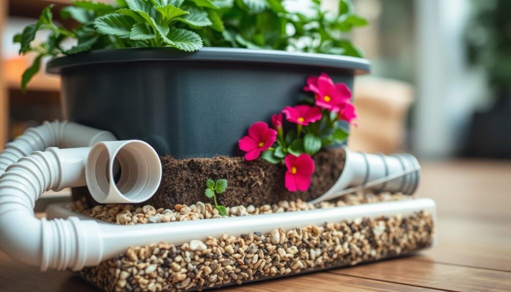 container garden drainage
