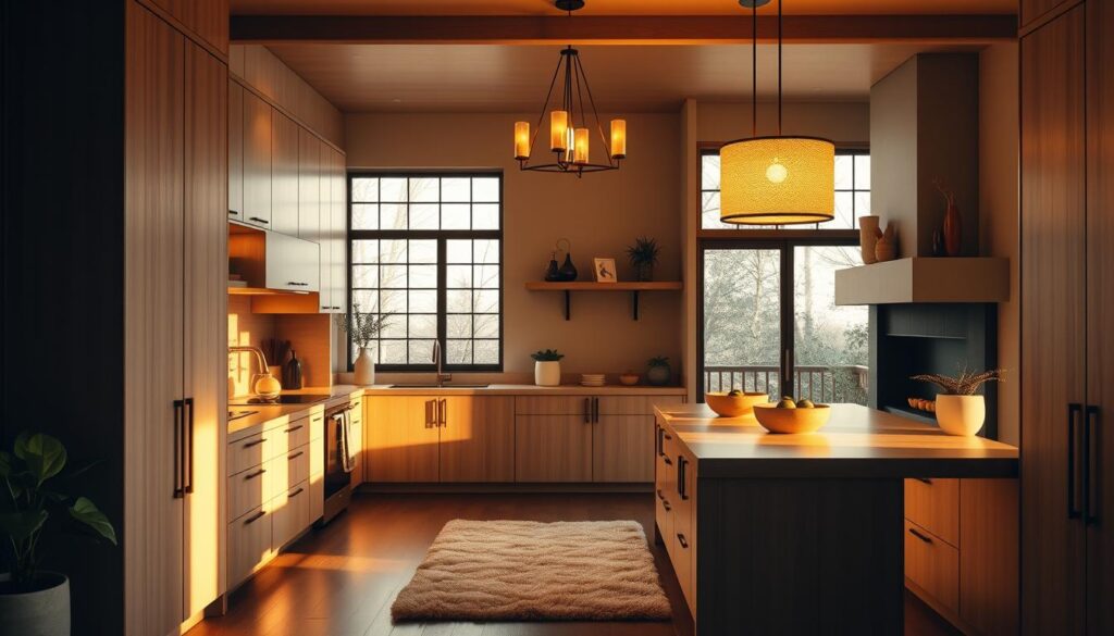 cozy kitchen ambiance