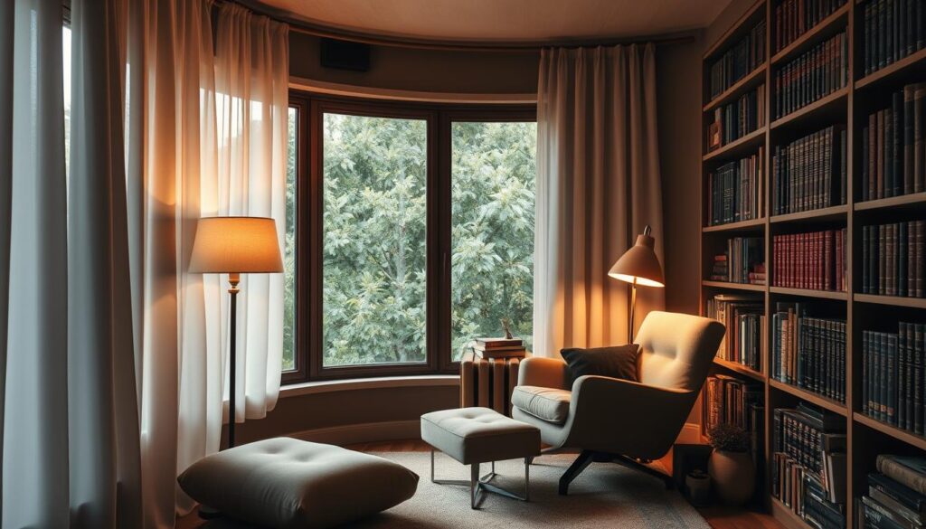 cozy reading spot