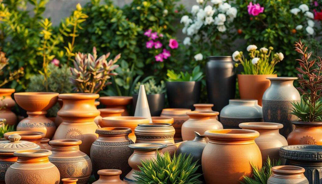 decorative pots