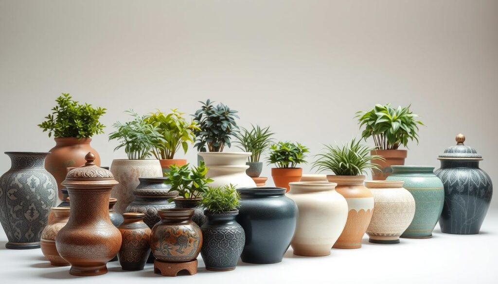 decorative pots