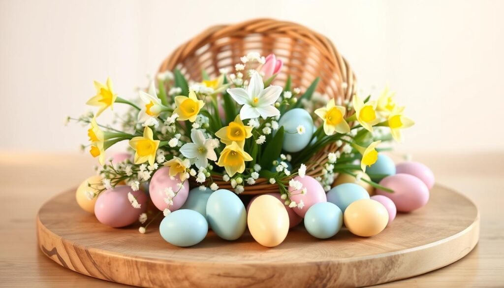 easter table centerpiece
