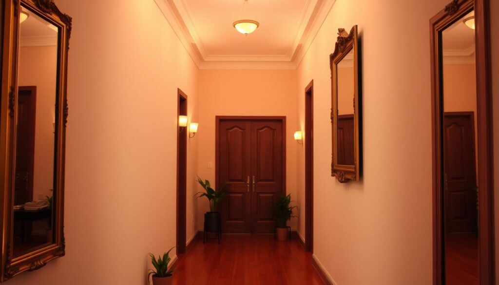 enhancing small spaces with mirrors