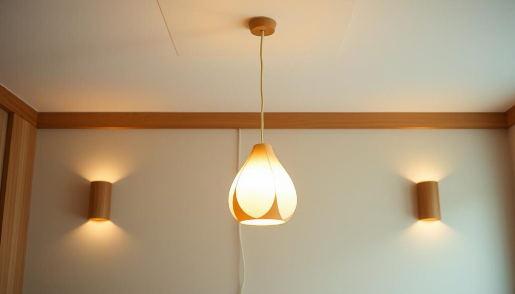 japandi style lighting