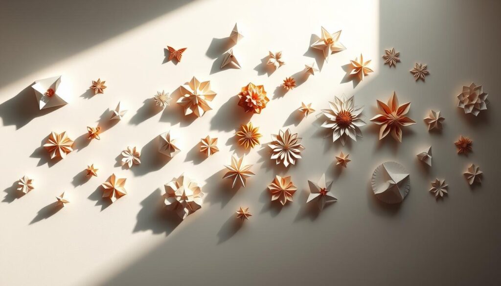 origami wall art