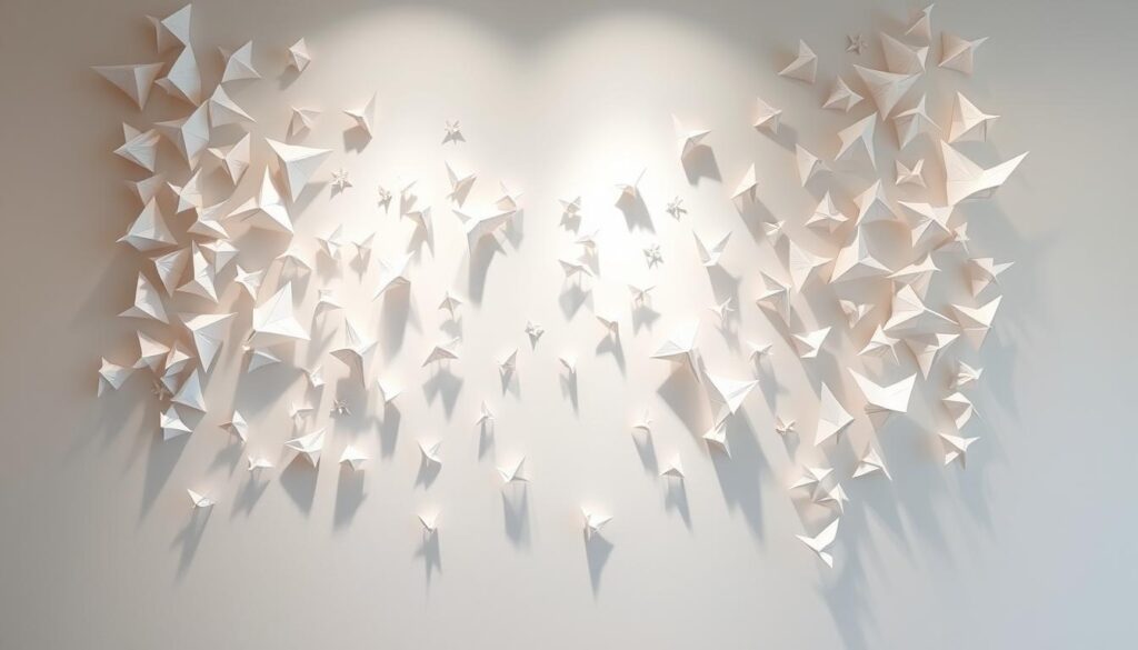 origami wall art