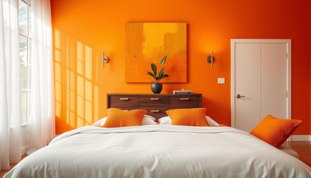 vibrant bedroom decor