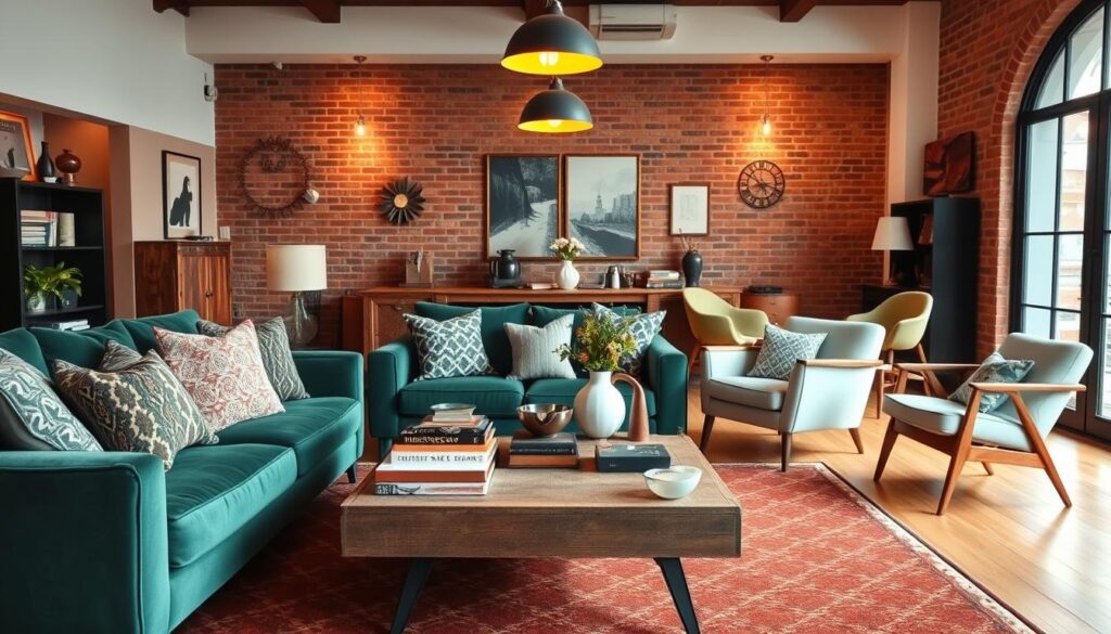 vintage modern fusion decor