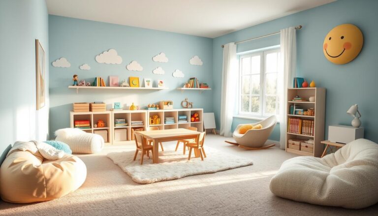 baby blue playroom