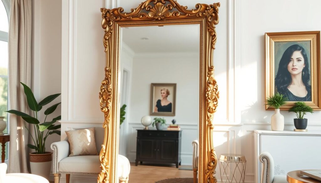 decorative full length mirror