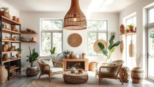 rattan and wicker decor