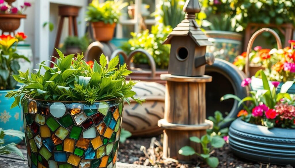 upcycled garden crafts