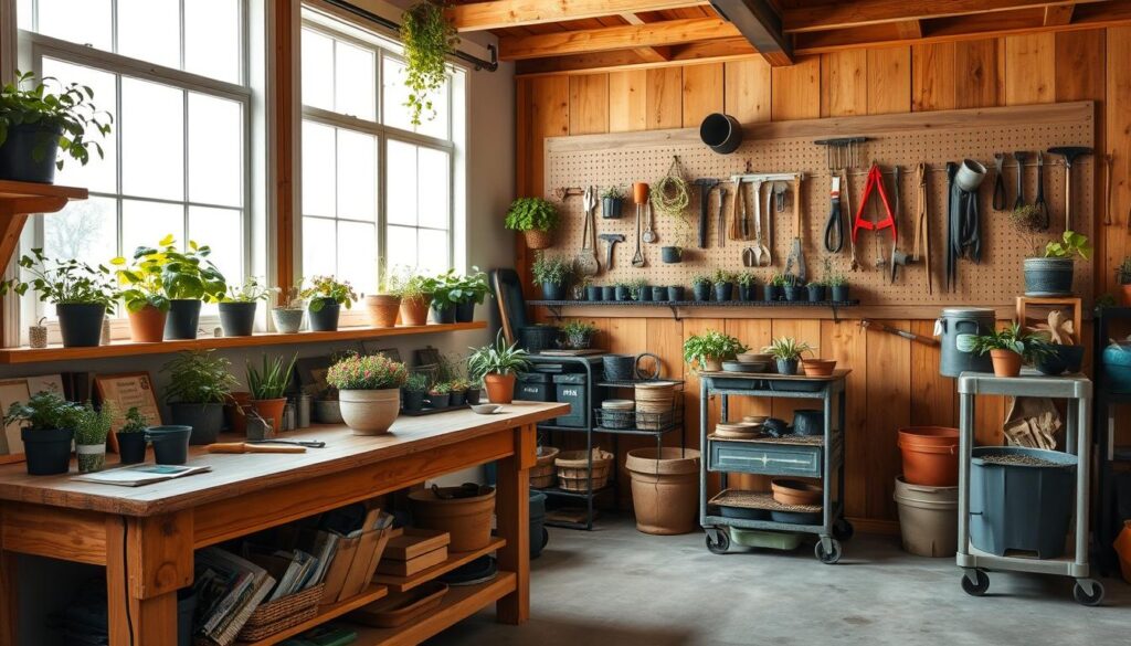 diy gardening station setup
