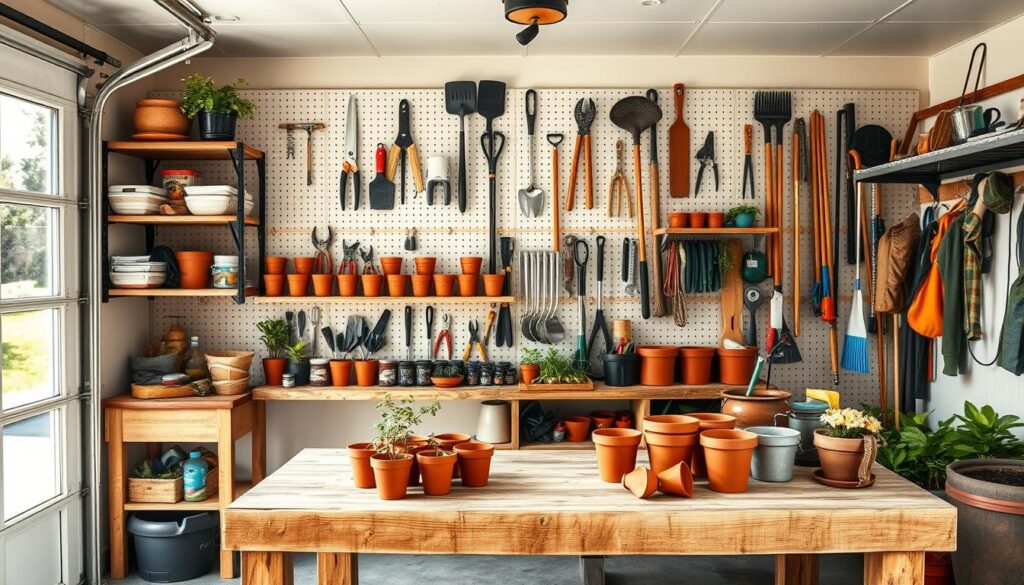 garage gardening station