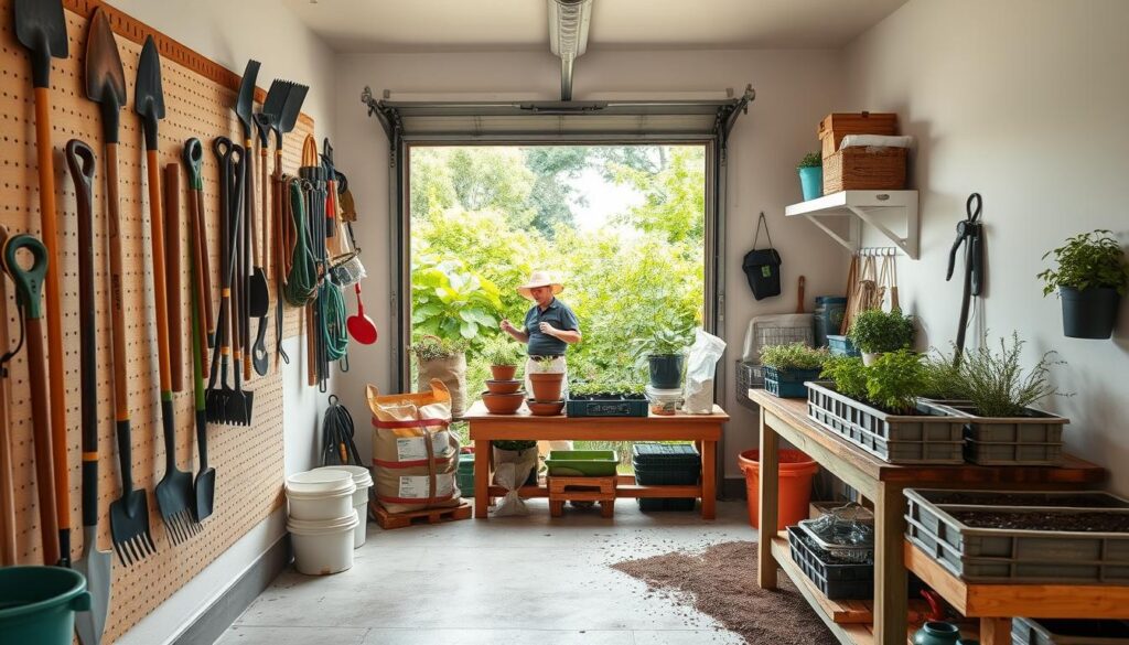 garden tool organization