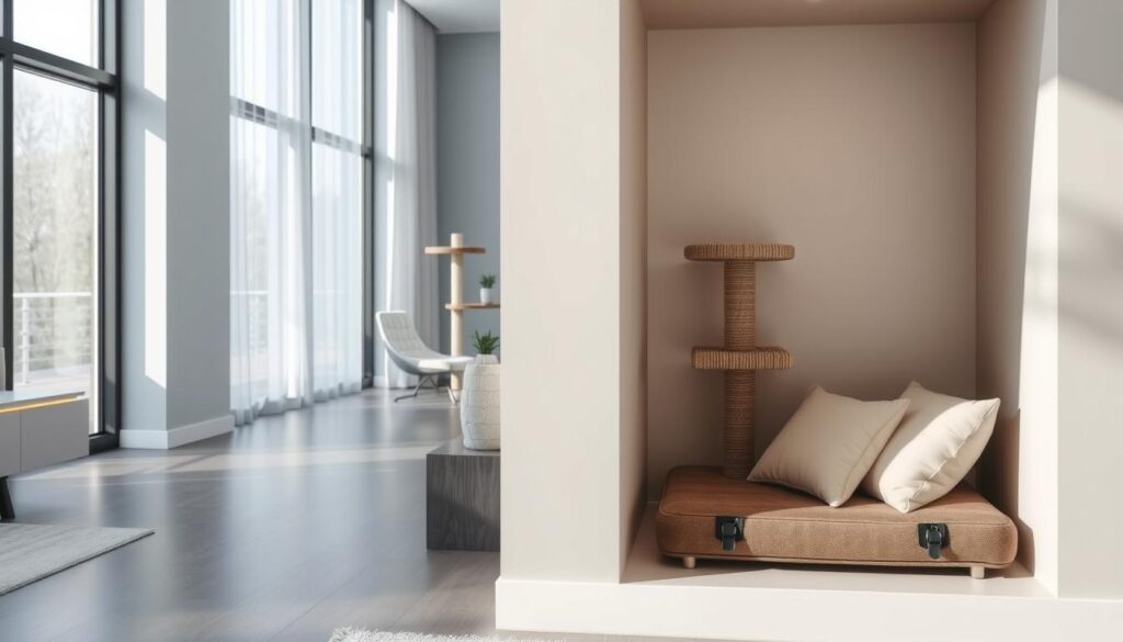 integrating pet space in interior design