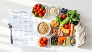 7-Day Clean Eating Meal Plan with Printable Grocery List