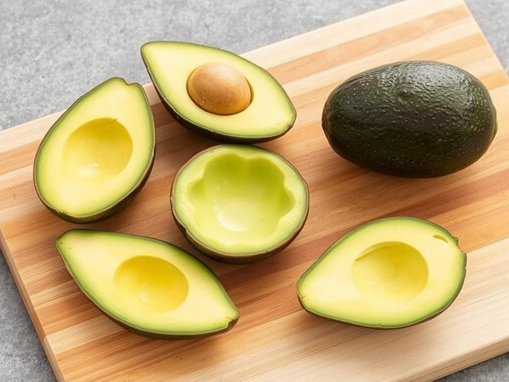 Oxo Good Grips 3-in-1 Avocado Slicer with a sliced avocado