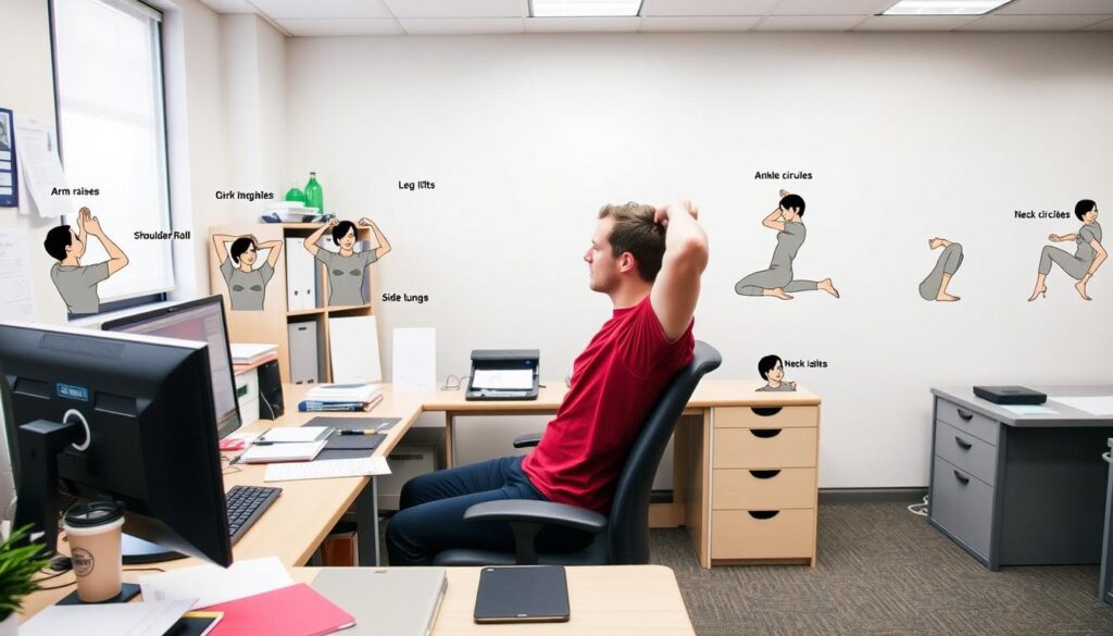 quick wellness tricks desk exercises